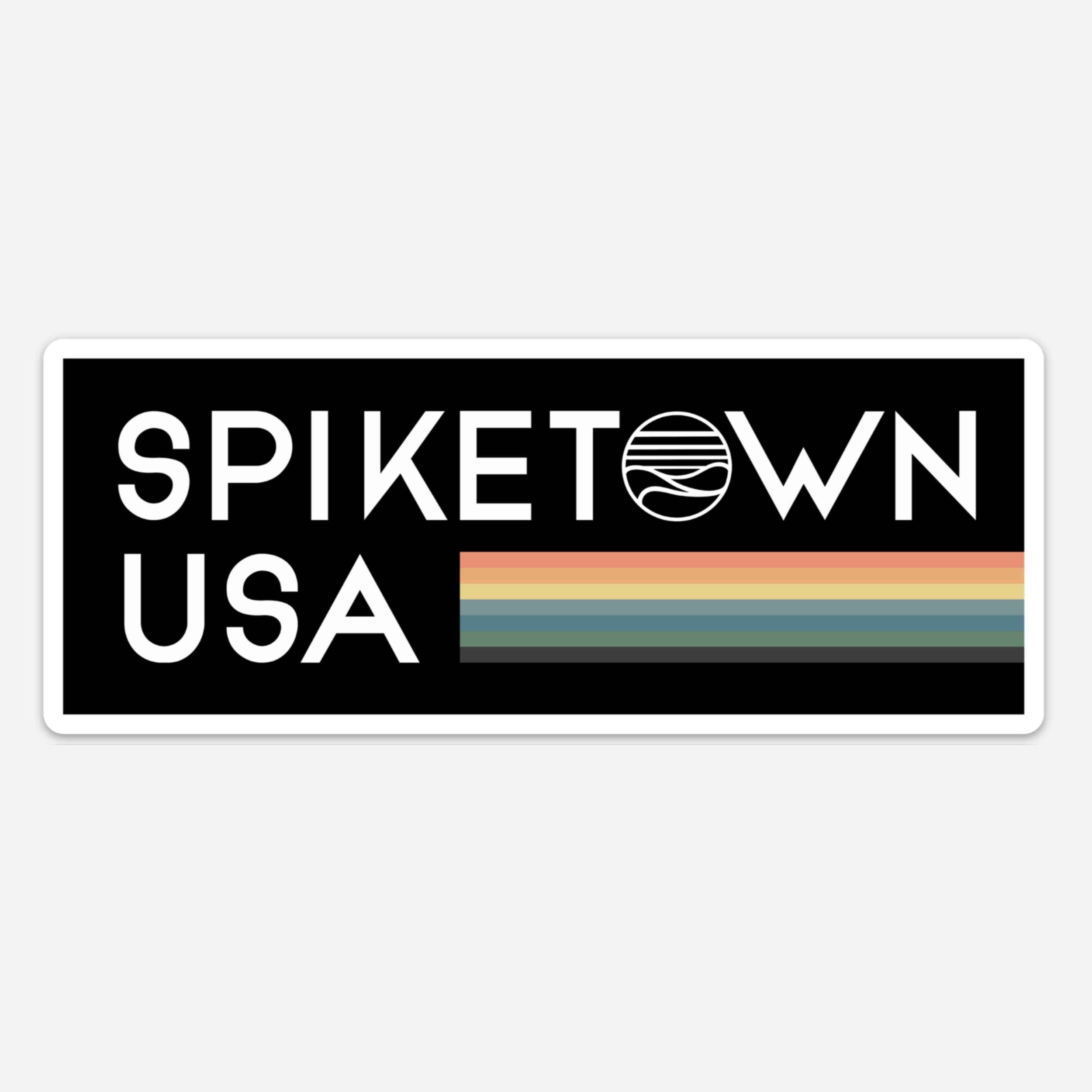 Spiketown Usa Large 6 8 X 2 7 Black Values Ribbon Sticker All That